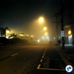 Noite de neblina em São Paulo