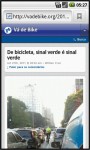O Vá de Bike visto na tela de um telefone Android
