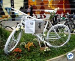 Ghost Bike de Márcia Prado, na Avenida Paulista.
