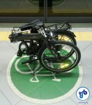 Bicicleta dobrável no Metrô