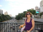Em visitas a SP, eu e minha mãe enfrentamos o trânsito com um sorriso no rosto