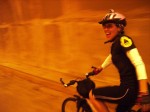 Divertida e feliz, Julie participava ativamente de movimentos de luta pelo direito de utilizar a bicicleta como meio de transporte. Foto: acervo pessoal