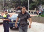 O suposto agente da Guarda Civil Metropolitana, que agredia e insultava os skatistas sem se identificar, incitando-os a reagir. Um perfil de Facebook que seria dele está sendo divulgado maciçamente nas redes sociais, junto com supostos endereço e telefones.