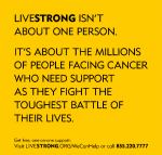 livestrong reforca desassociacao de imagem com lance armstrong