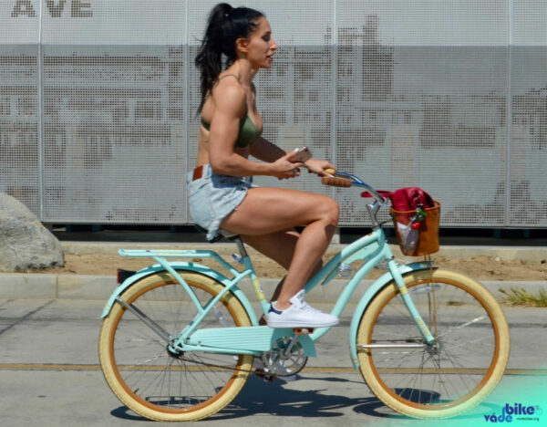 mulher ciclista bicicleta