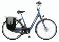 Em uma bicicleta de pedalada assistida, o motor só funciona quando o usuário pedala, reduzindo bastante o esforço necessário para movê-la. Foto: Divulgação