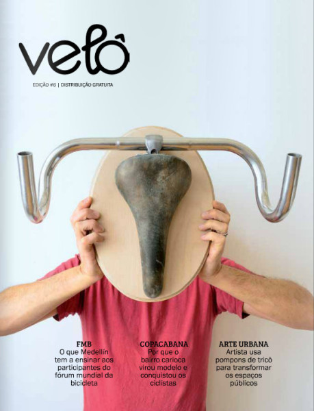 A Revista Velô tem distribuição gratuita em diversos pontos de Porto Alegre e pode ser lida online. Imagem: Reprodução