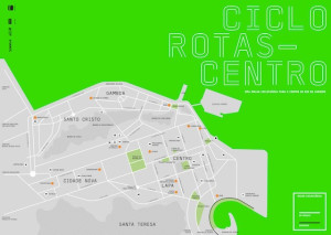 Capa do mapa colaborativo de ciclorrotas do Rio de Janeiro. Foto: Reprodução/Transporte Ativo