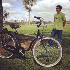 Bicicleta produzida pela Ciclég, do empresário Bruno Gusi. Foto: Arquivo pessoal