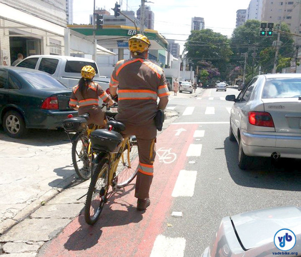 Fiscalização a infrações será feita também em bicicletas na cidade de São Paulo. Foto: Priscila Cruz