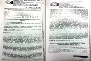 Reprodução do documento que foi protocolado na Secretaria de Transportes de São Paulo, na semana de Carnaval.