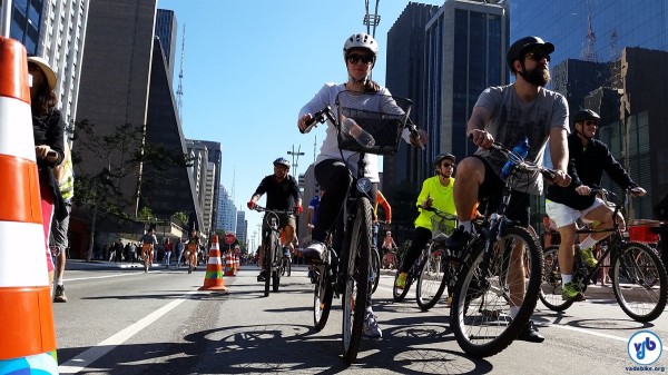 Av. Paulista concentrará várias atividades com bicicleta no domingo. Foto: Willian Cruz