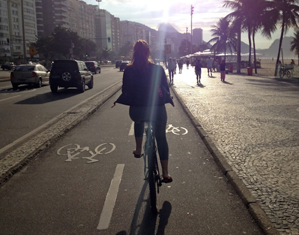 Ciclovia no Rio de Janeiro. Foto: Transporte Ativo