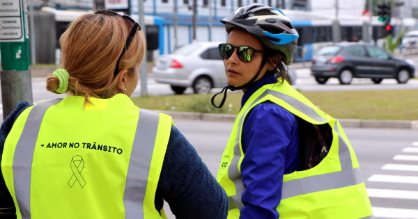 Ação ocorreu em pontos da cidade com grande presença de trabalhadores que utilizam a bicicleta. Foto: 99/Divulgação