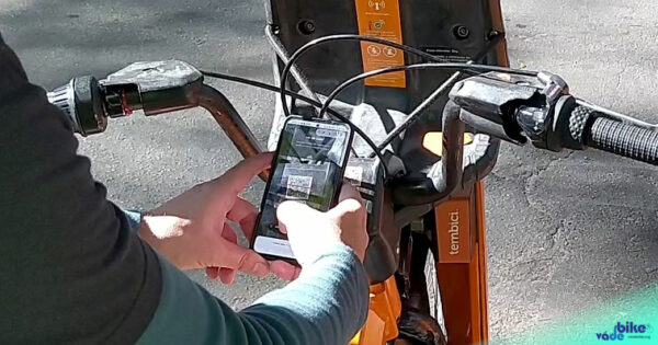 bicicleta compartilhada qr code app