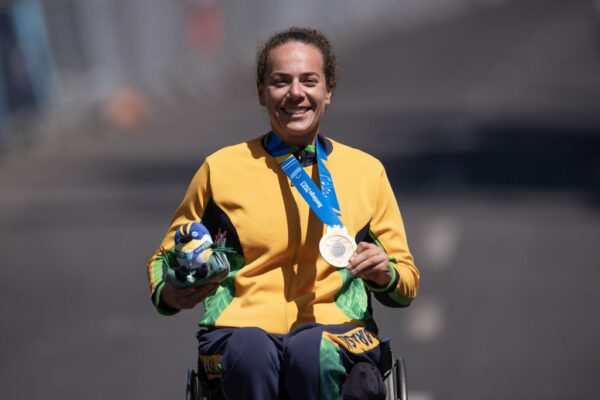 Jady Malavazzi medalha ouro parapan paraciclismo handbike